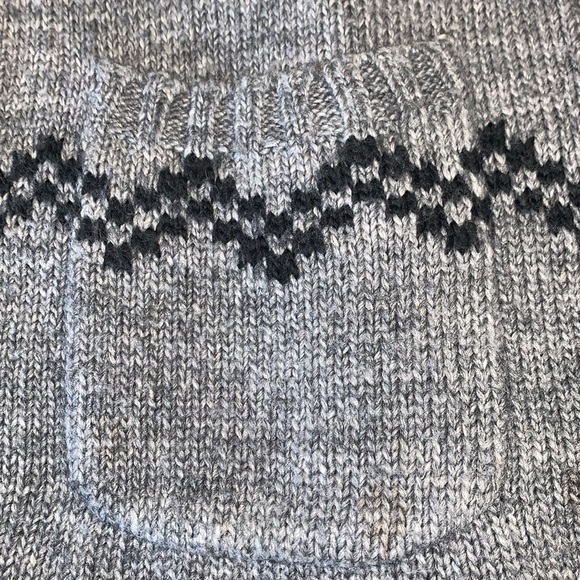 J. Jill Southwest Wool Blend Open Front Cardigan Sweater L - Picture 5 of 10